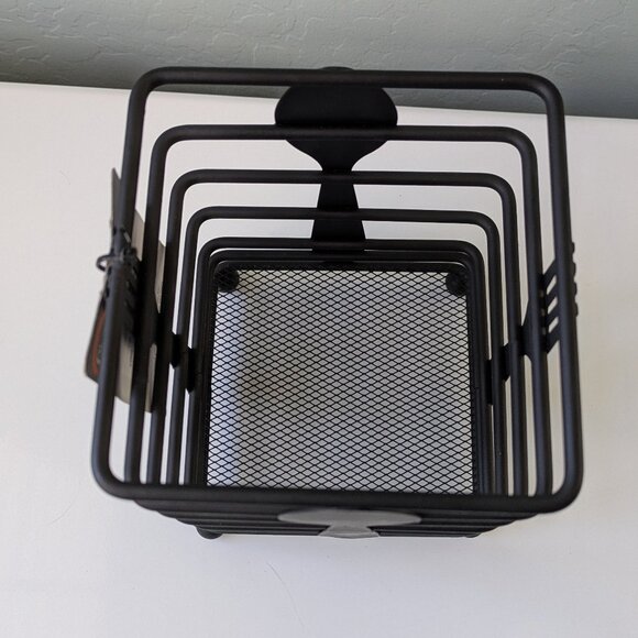 Citrus Home Collection Utensil Holder – Black Steel, New with Tag - Picture 3 of 5